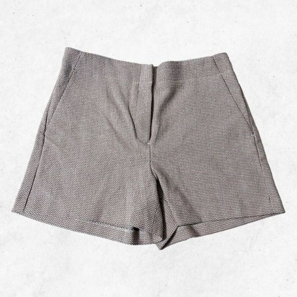 Loft Dress Shorts Women's 2‎ Geometric Pattern Bermuda Zip Button Hooks NWT - Picture 1 of 10
